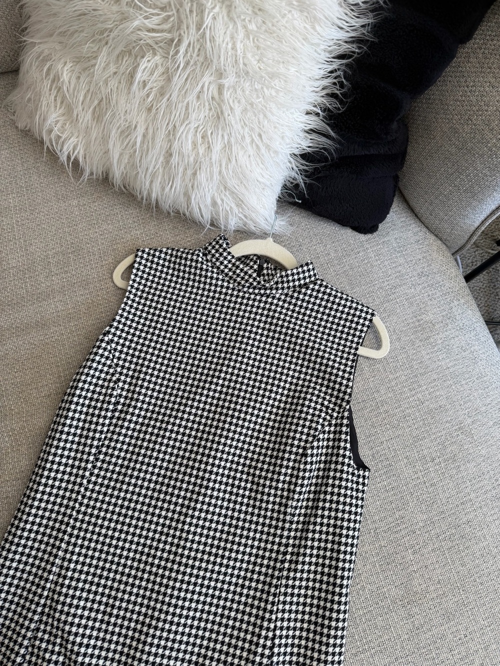 NWT H&M Houndstooth Shift Dress - Picture 3 of 9